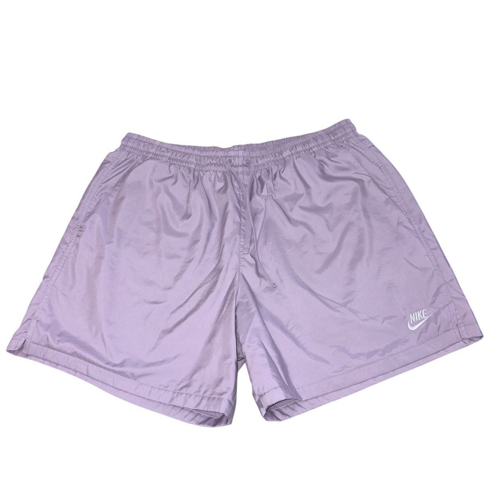 Nike Sportswear Woven Flow Shorts Men's 2XL Purple Ice Lilac Swoosh DR5678-576